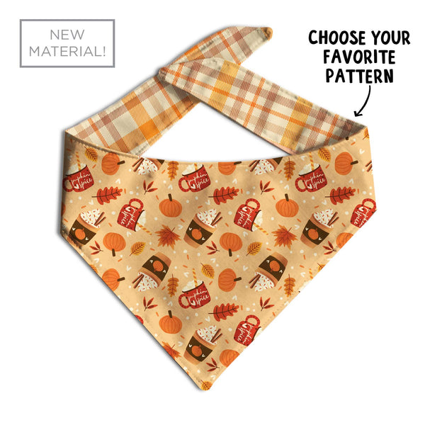 Let's Spice It Up Dog Bandana - Clive and Bacon