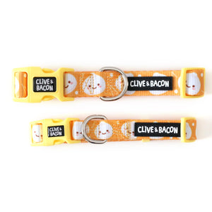 Lil' Dumpling Dog Collar - Clive and Bacon