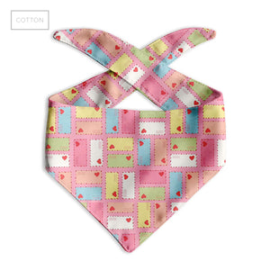 Love Letters Personalized Dog Bandana - Clive and Bacon