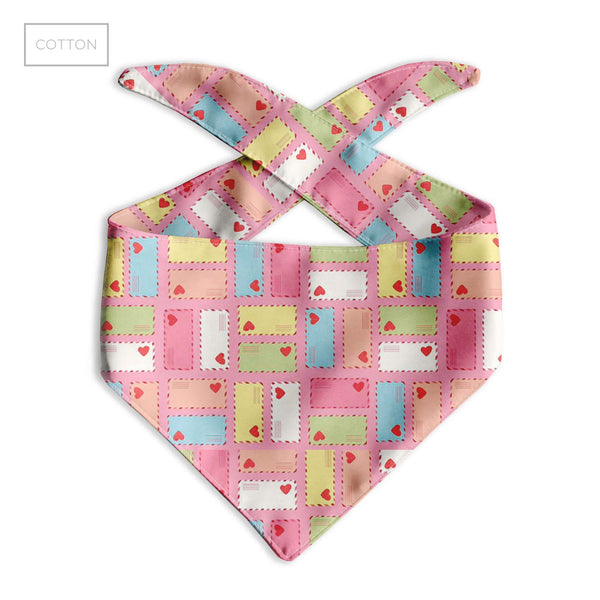 Love Letters Personalized Dog Bandana - Clive and Bacon