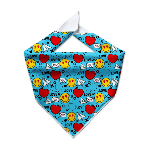 Love Notes Cooling Dog Bandana - Clive and Bacon