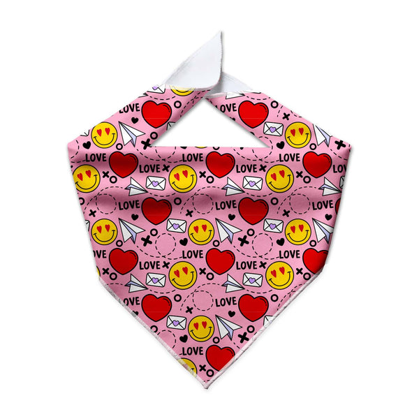 Love Notes Cooling Dog Bandana - Clive and Bacon