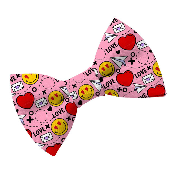 Love Notes Dog Bow Tie - Clive and Bacon