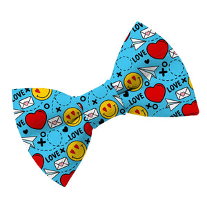 Love Notes Dog Bow Tie - Clive and Bacon