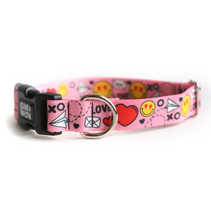 Love Notes Dog Collar - Clive and Bacon