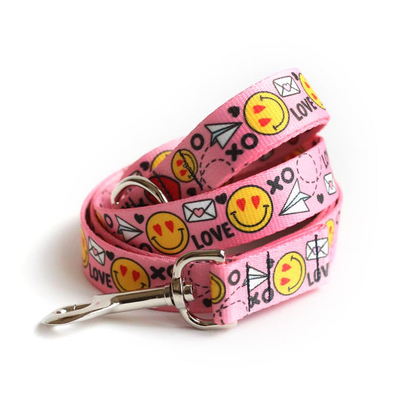 Love Notes Dog Leash - Clive and Bacon