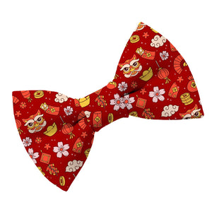 Lucky Pup Bow Tie - Clive and Bacon
