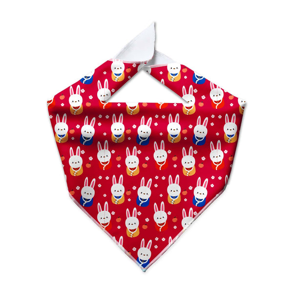 Lunar Bunnies Cooling Dog Bandana - Clive and Bacon