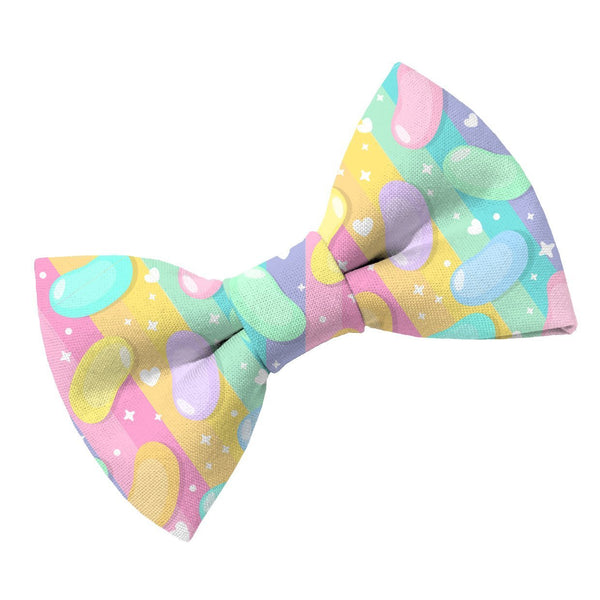 Magic Jelly Beans Dog Bow Tie - Clive and Bacon