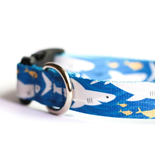 Ocean Friends Shark Dog Collar - Clive and Bacon