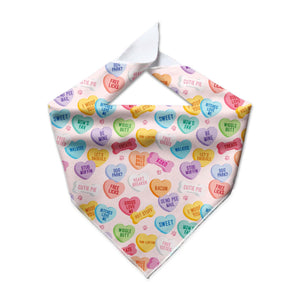 Pawlentine Candy Cooling Dog Bandana - Clive and Bacon