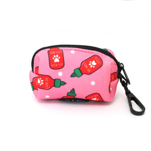Pawsome Sauce Waste Bag Holder | Pink - Clive and Bacon
