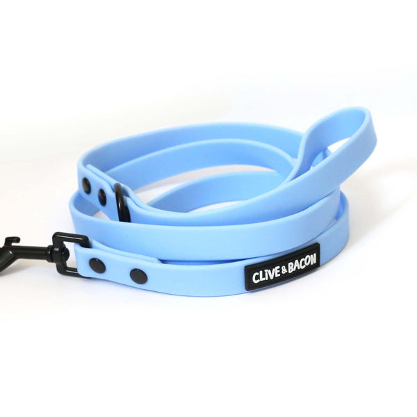 Periwinkle Waterproof Dog Leash - Clive and Bacon