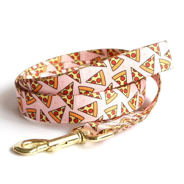 Petal Pizza Dog Leash - Clive and Bacon
