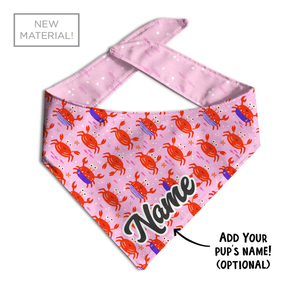 Pink Clawsome Dog Bandana - Clive and Bacon