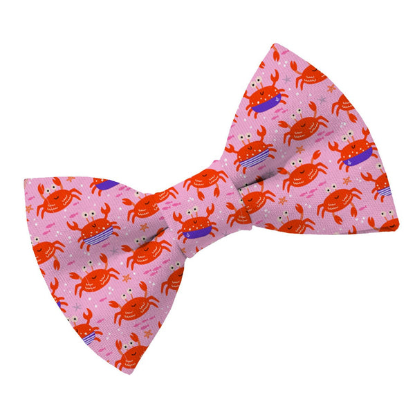 Pink Crabby Bow Tie - Clive and Bacon