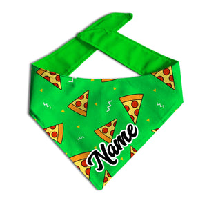 Pizza My Heart Custom Dog Bandana - Clive and Bacon