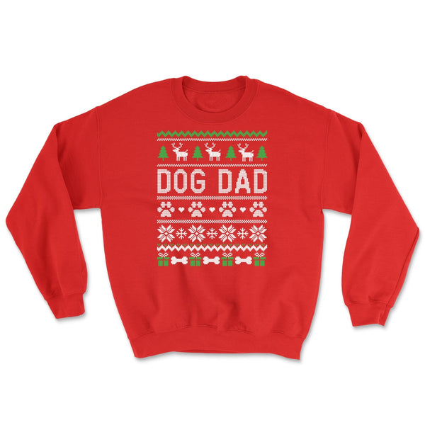Pre-Order| Ruby Red Holiday Dog Mom and Dad Sweater - Clive and Bacon