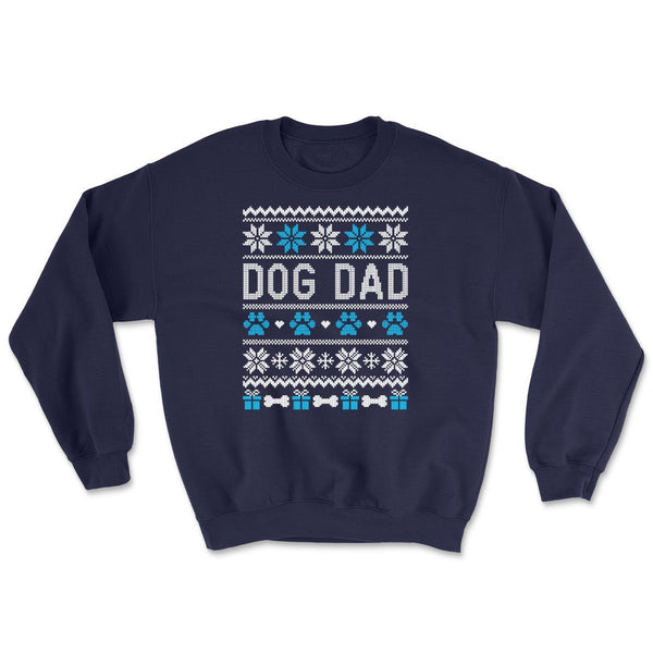 Pre-Order| Winter Blues Holiday Dog Mom and Dad Sweater - Clive and Bacon