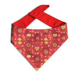 Prosperous Pup Dog Bandana - Clive and Bacon