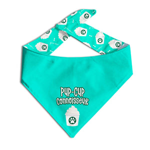 Pup Cup Connoisseur Dog Bandana - Clive and Bacon
