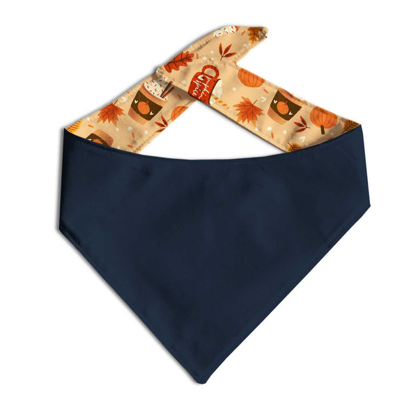 Pupkin Spice Dog Bandana - Clive and Bacon