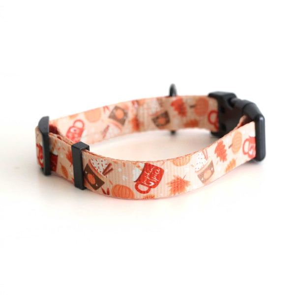 Pupkin Spice Dog Collar - Clive and Bacon