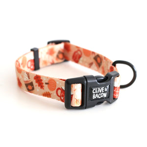 Pupkin Spice Dog Collar - Clive and Bacon
