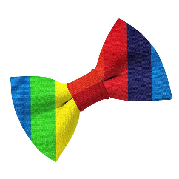 Rainbow Bow Tie - Clive and Bacon