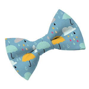 Rainy Day Dog Bow Tie - Clive and Bacon