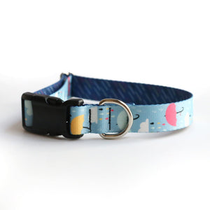 Rainy Day Dog Collar - Clive and Bacon
