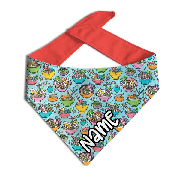 Ramen Dreams Dog Bandana - Clive and Bacon