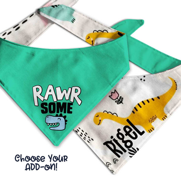RAWRsome Bandana - Clive and Bacon