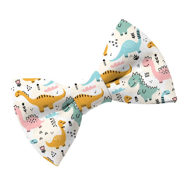 RAWRsome Dino Dog Bow Tie - Clive and Bacon