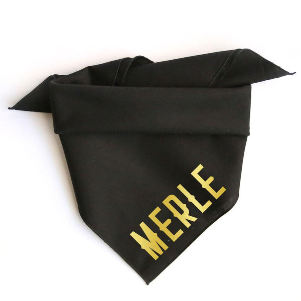 Rebel Child Square Dog Bandana - Clive and Bacon