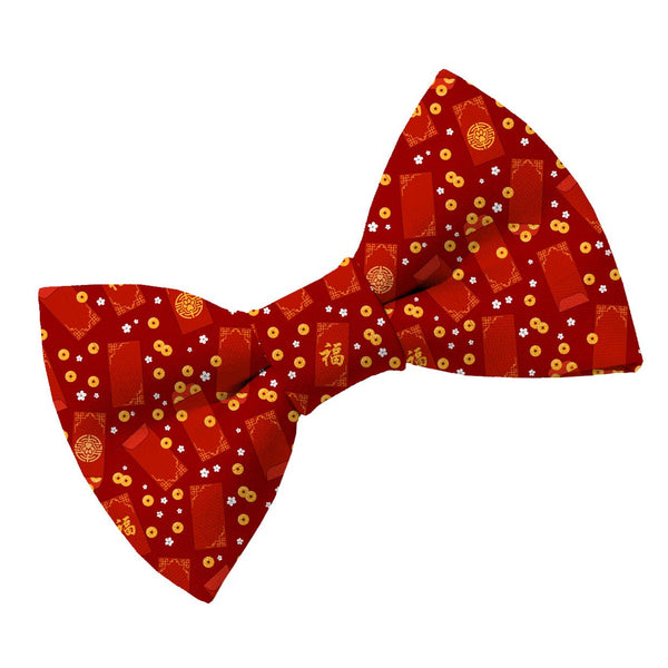 Red Envelope Bow Tie - Clive and Bacon