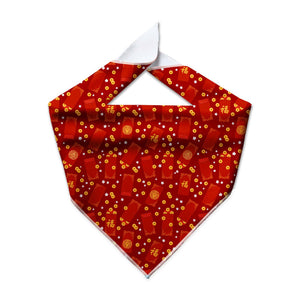 Red Envelope Cooling Dog Bandana - Clive and Bacon