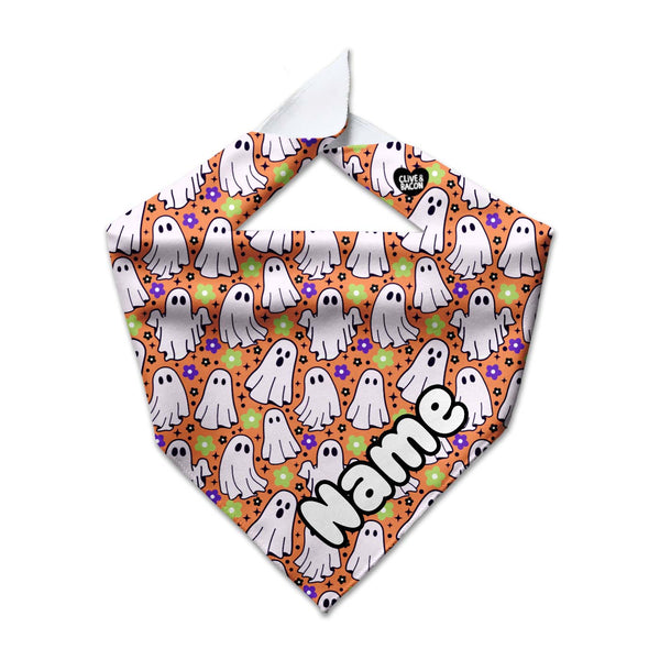 Retro Boos Cooling Dog Bandana - Clive and Bacon