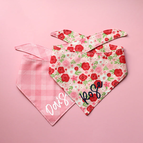 Rose Garden Bandana - Clive and Bacon