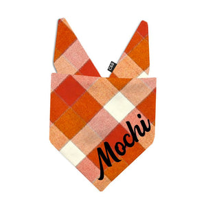 Rustic Flannel Dog Bandana | Clive and Bacon - Clive and Bacon