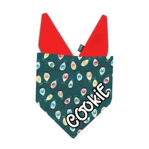 Santa's Favorite Elf Dog Bandana - Clive and Bacon