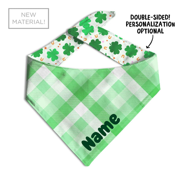 Shamrock Dog Bandana - Clive and Bacon