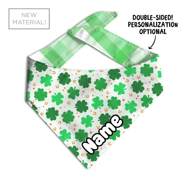 Shamrock Dog Bandana - Clive and Bacon