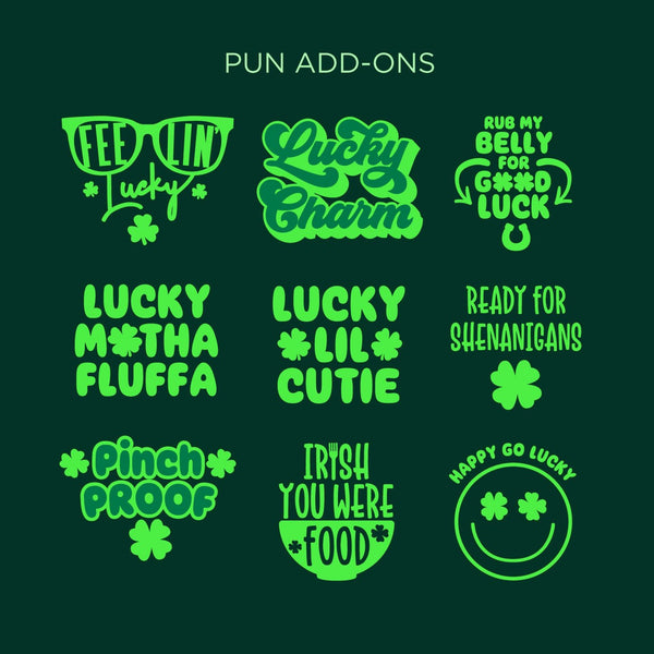Shamrock Lollipop Bandana | 2 Color Options! - Clive and Bacon