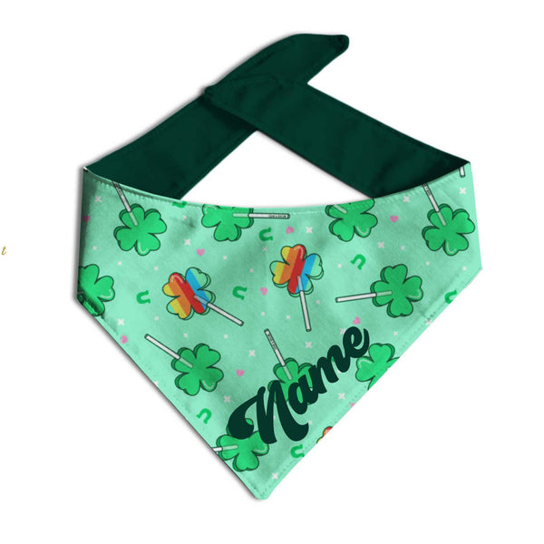 Shamrock Lollipop Bandana | 2 Color Options! - Clive and Bacon
