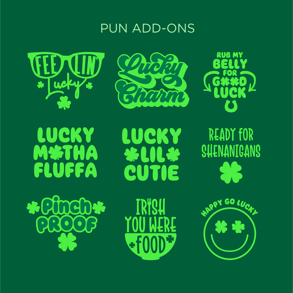 Shamrock Rainbow Beer Dog Bandana - Clive and Bacon