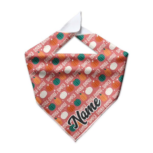 Simply Gourd-geous Cooling Dog Bandana - Clive and Bacon