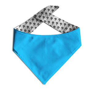 Sky Blue Semi-Mystery Sale Bandana - Clive and Bacon