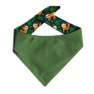 Sleepy the Sloth Dog Bandana - Clive and Bacon