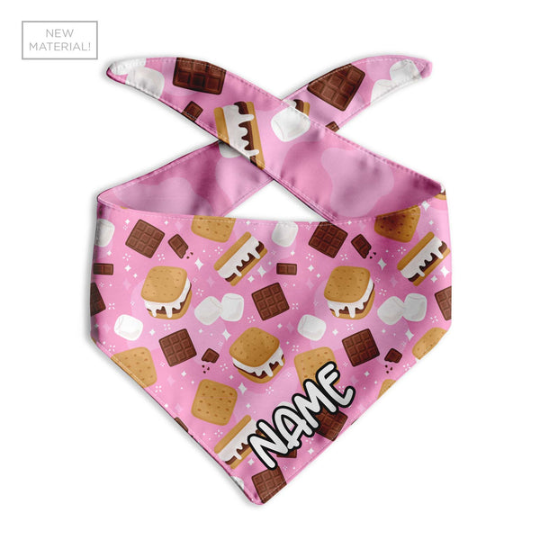S'more Naps Dog Bandana - Clive and Bacon